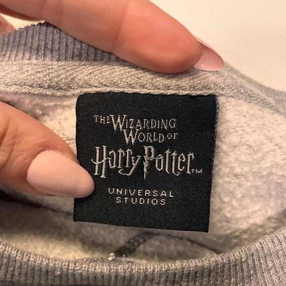 Wizarding World of Harry Potter Universal Studios Gray Ravenclaw Sweatshirt Sz S - Picture 6 of 11
